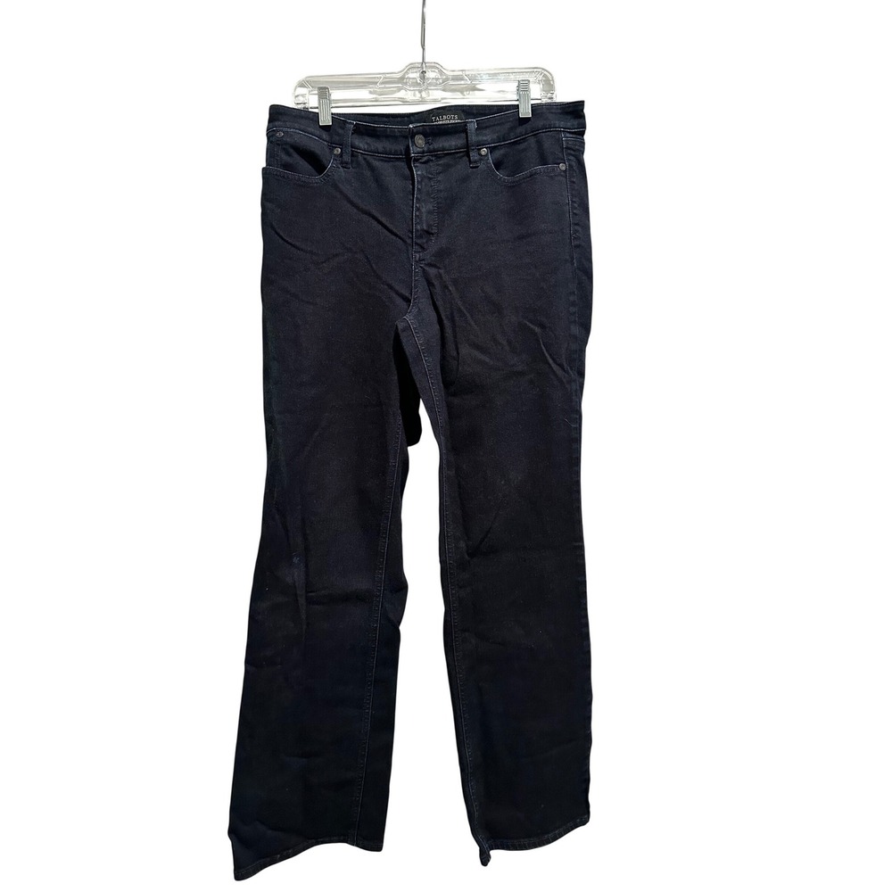 Talbots Flawless Five Pocket Dark Wash Bootcut Denim Jeans‎ Size 12